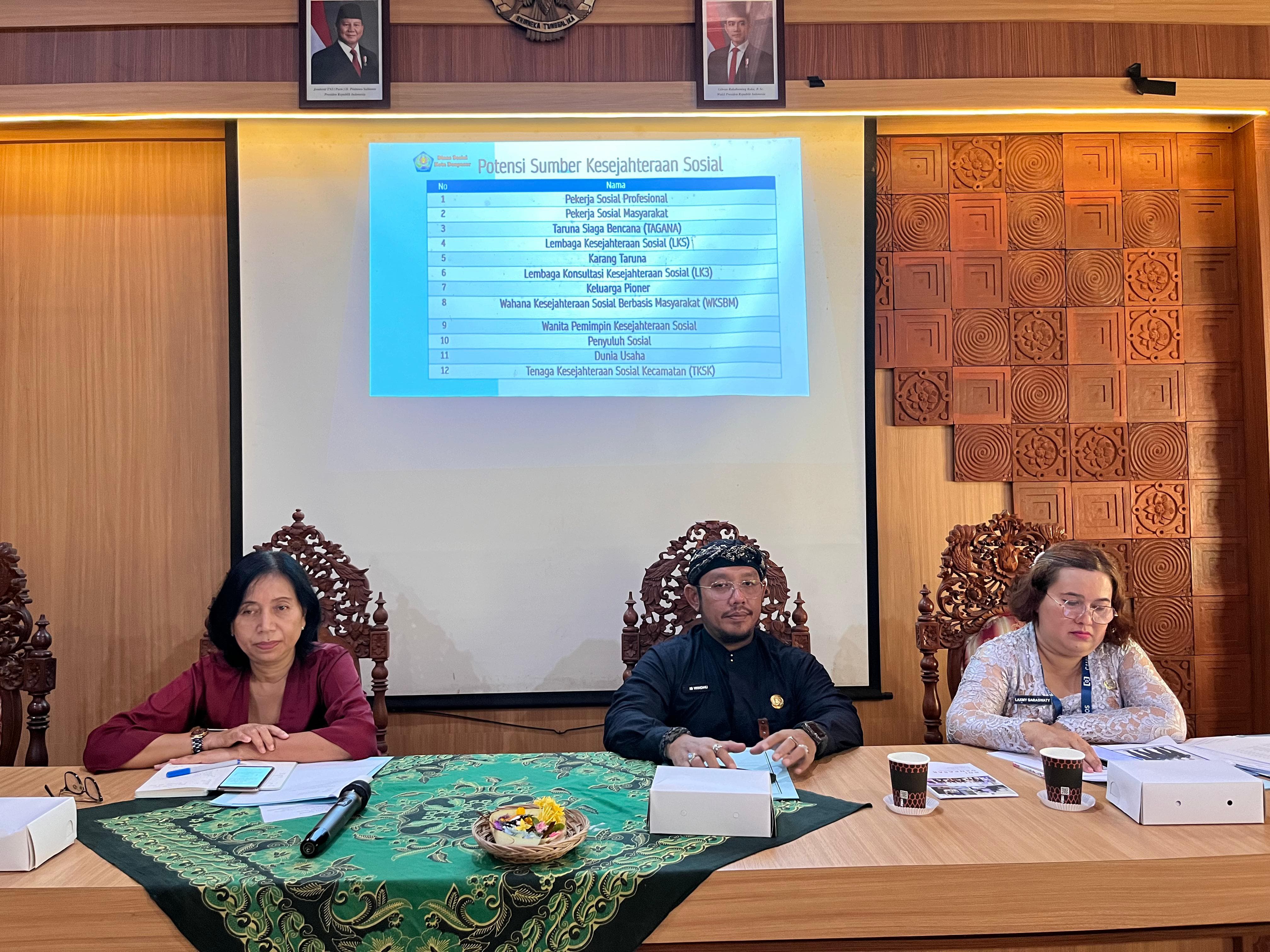 KPA Kota Denpasar ikut serta dalam TKSK menyapa yang dipelopori oleh dinas sosial kota denpasar