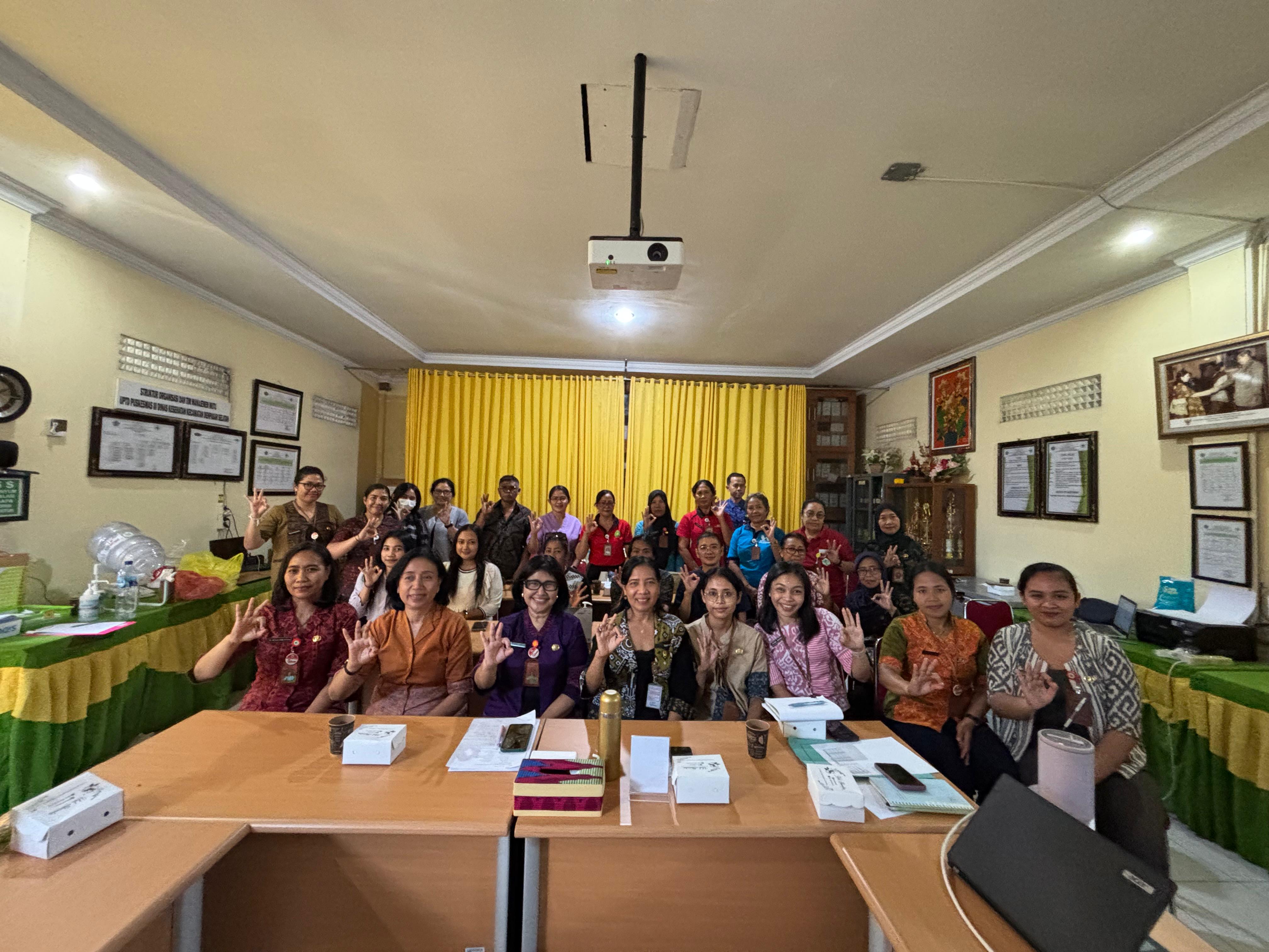Perkuat Kolaborasi Menuju Ending AIDS 2030, KPA Kota Denpasar Gelar Pertemuan LKB di 11 Puskesmas di Kota Denpasar