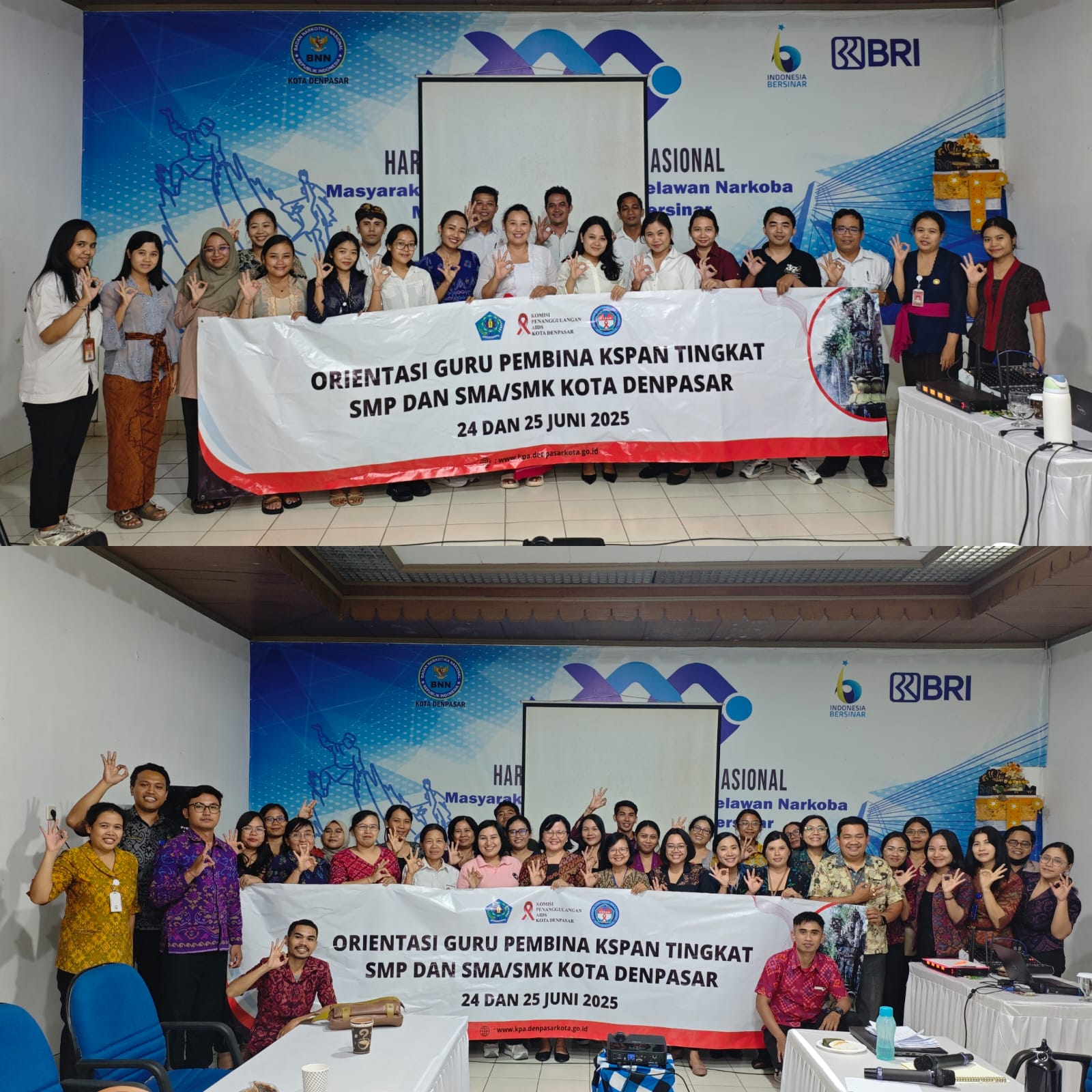 Orientasi Guru Pembina KSPAN Denpasar 2025, Perkuat Peran Sekolah dalam Pencegahan HIV dan NAPZA